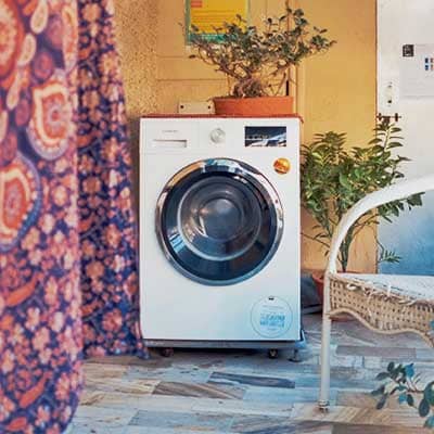 Varanasi Hostel Washing Machine
